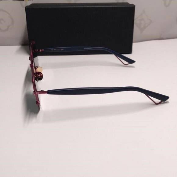 New Authentic DIOR Technologic TTVH 57mm Unisex Sunglasses – Matte Red & Blue - Picture 12 of 15